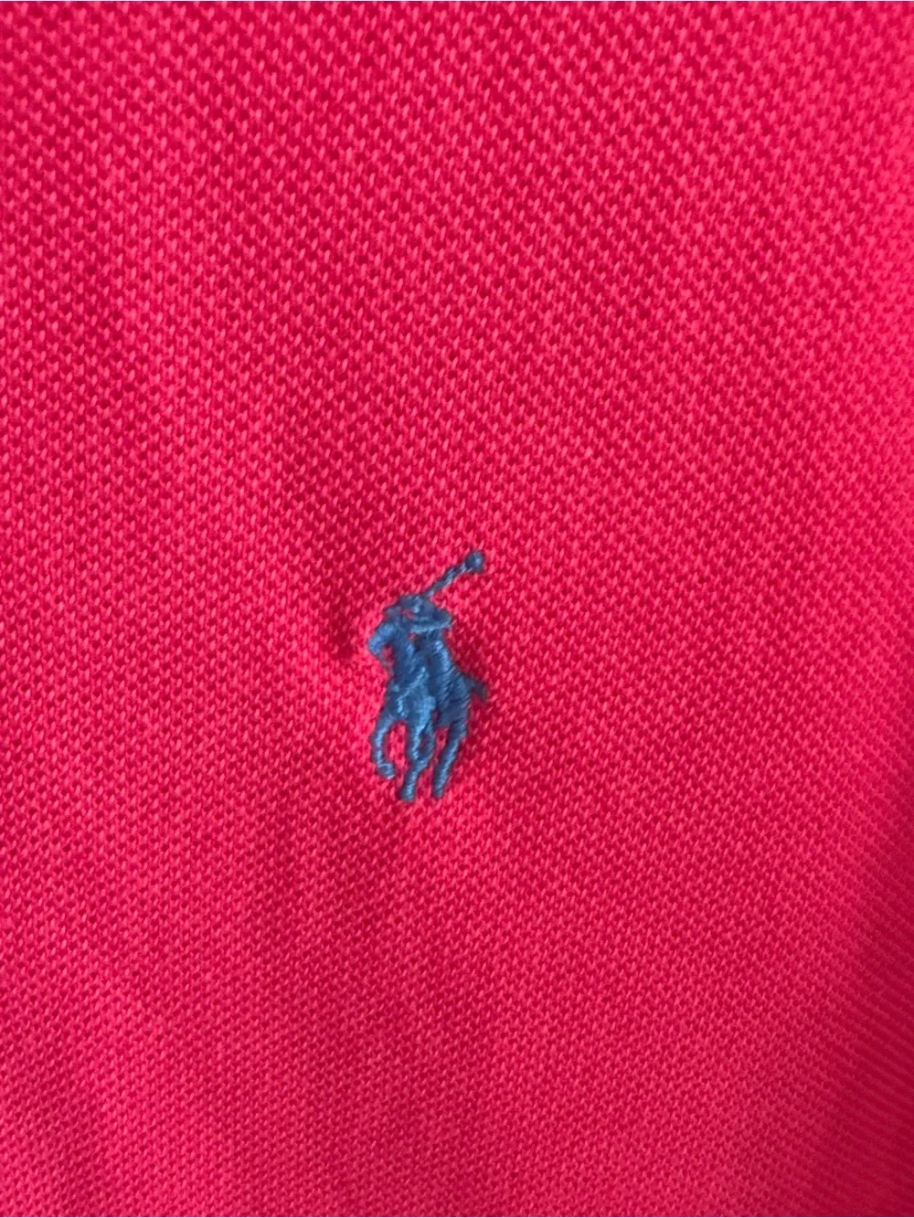 Polo by Ralph Lauren Men's Pink Classic Polo Shirt Medium
